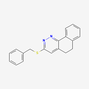 3-(Benzylsulfanyl)-5,6-dihydrobenzo[h]cinnoline