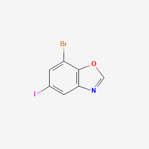 7-Bromo-5-iodo-1,3-benzoxazole