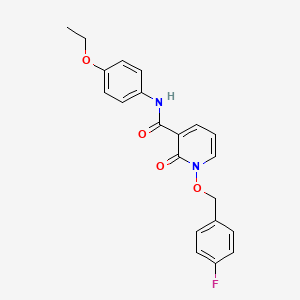 N-(4-ethoxyphenyl)-1-[(4-fluorophenyl)methoxy]-2-oxopyridine-3-carboxamide
