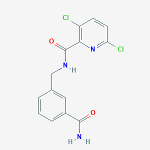 N-[(3-carbamoylphenyl)methyl]-3,6-dichloropyridine-2-carboxamide