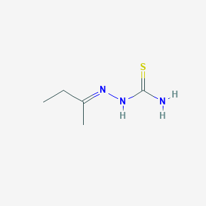 molecular formula C5H11N3S B238891 Methyl ethyl ketone thiosemicarbazone CAS No. 1752-40-5