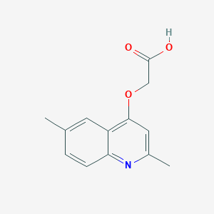 (2,6-Dimethyl-quinolin-4-yloxy)-acetic acid