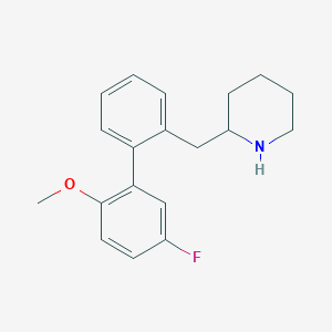 2-[[2-(5-Fluoro-2-methoxyphenyl)phenyl]methyl]piperidine