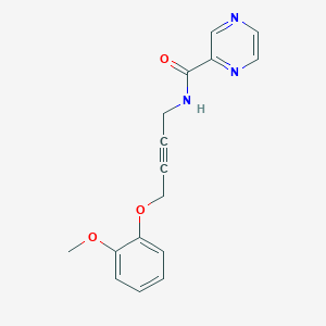 N-(4-(2-methoxyphenoxy)but-2-yn-1-yl)pyrazine-2-carboxamide
