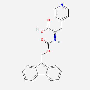 molecular formula C23H20N2O4 B2389017 Fmoc-D-4-Pal-OH CAS No. 169555-95-7; 205528-30-9