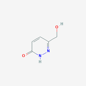 molecular formula C5H6N2O2 B2389134 6-(hydroxymethyl)pyridazin-3-ol CAS No. 1248565-70-9