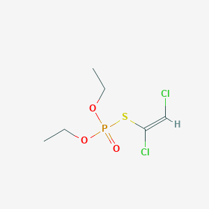 molecular formula C6H11Cl2O3PS B238915 (E)-1,2-dichloro-1-diethoxyphosphorylsulfanylethene CAS No. 1885-91-2