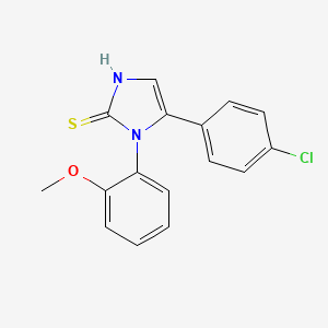5-(4-chlorophenyl)-1-(2-methoxyphenyl)-1H-imidazole-2-thiol