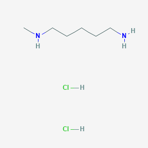 molecular formula C6H18Cl2N2 B2389321 N'-Methylpentane-1,5-diamine;dihydrochloride CAS No. 2377684-38-1