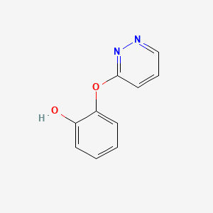 2-Pyridazin-3-yloxyphenol