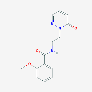 2-methoxy-N-(2-(6-oxopyridazin-1(6H)-yl)ethyl)benzamide