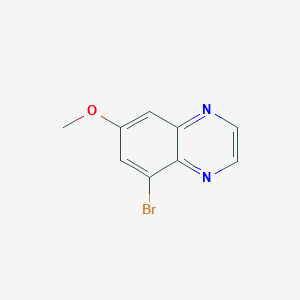 molecular formula C9H7BrN2O B2389450 5-Bromo-7-methoxyquinoxaline CAS No. 2149589-64-8