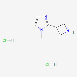 2-(Azetidin-3-yl)-1-methylimidazole;dihydrochloride