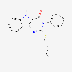 2-(butylthio)-3-phenyl-3H-pyrimido[5,4-b]indol-4(5H)-one