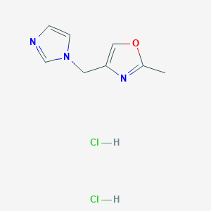 4-(Imidazol-1-ylmethyl)-2-methyl-1,3-oxazole;dihydrochloride