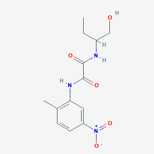 N1-(1-hydroxybutan-2-yl)-N2-(2-methyl-5-nitrophenyl)oxalamide