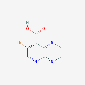 7-Bromopyrido[2,3-b]pyrazine-8-carboxylic acid