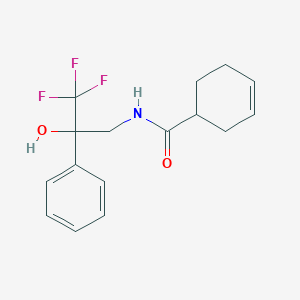 N-(3,3,3-trifluoro-2-hydroxy-2-phenylpropyl)cyclohex-3-enecarboxamide