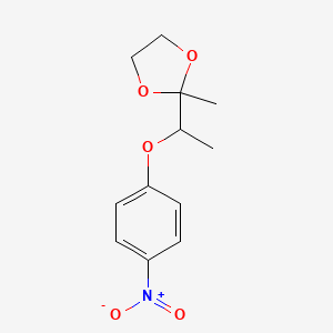 2-Methyl-2-[1-(4-nitrophenoxy)ethyl]-1,3-dioxolane
