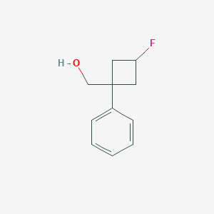 (3-Fluoro-1-phenylcyclobutyl)methanol