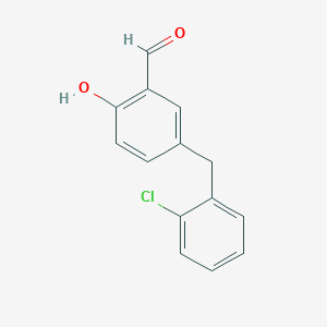 5-(2-Chlorobenzyl)-2-hydroxybenzaldehyde