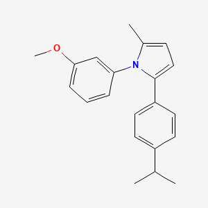 1-(3-Methoxyphenyl)-2-methyl-5-(4-propan-2-ylphenyl)pyrrole