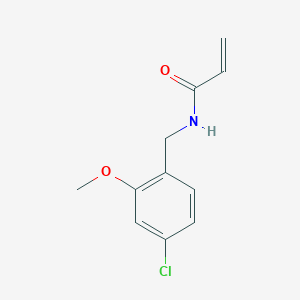 N-[(4-Chloro-2-methoxyphenyl)methyl]prop-2-enamide