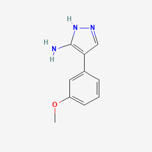 4-(3-methoxyphenyl)-1H-pyrazol-5-amine