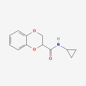 N-cyclopropyl-2,3-dihydro-1,4-benzodioxine-2-carboxamide