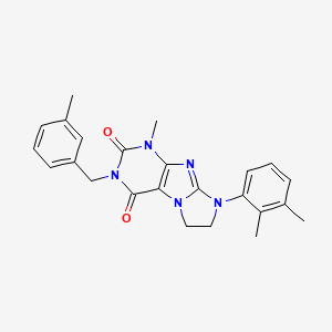 8-(2,3-dimethylphenyl)-1-methyl-3-(3-methylbenzyl)-7,8-dihydro-1H-imidazo[2,1-f]purine-2,4(3H,6H)-dione