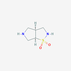 (3As,6aR)-3,3a,4,5,6,6a-hexahydro-2H-pyrrolo[3,4-d][1,2]thiazole 1,1-dioxide