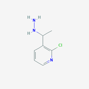 1-(2-Chloropyridin-3-yl)ethylhydrazine