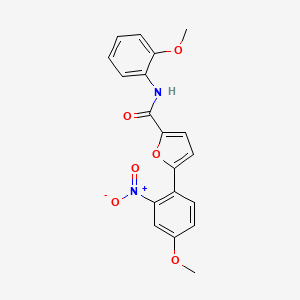 5-(4-methoxy-2-nitrophenyl)-N-(2-methoxyphenyl)furan-2-carboxamide