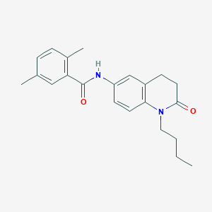 molecular formula C22H26N2O2 B2389653 N-(1-butyl-2-oxo-1,2,3,4-tetrahydroquinolin-6-yl)-2,5-dimethylbenzamide CAS No. 946325-28-6