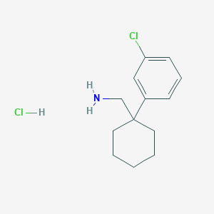 [1-(3-Chlorophenyl)cyclohexyl]methanamine hydrochloride