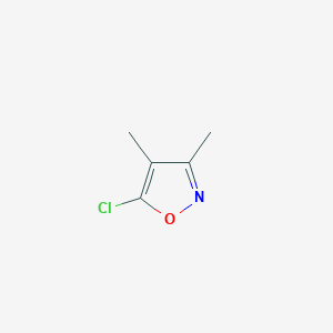 molecular formula C5H6ClNO B2389669 5-Chloro-3,4-dimethyl-1,2-oxazole CAS No. 37543-60-5