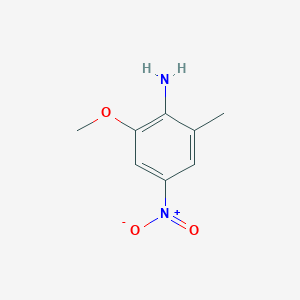 molecular formula C8H10N2O3 B2389671 2-Methoxy-6-methyl-4-nitroaniline CAS No. 665053-99-6