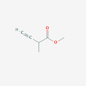 molecular formula C6H8O2 B2389748 Methyl 2-methylbut-3-ynoate CAS No. 32804-66-3; 387401-01-6