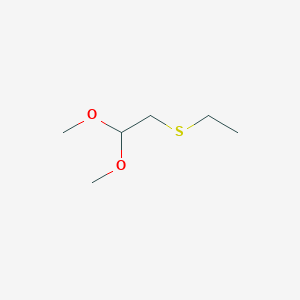molecular formula C6H14O2S B2389884 2-(Ethylsulfanyl)-1,1-dimethoxyethane CAS No. 51517-03-4