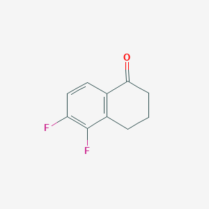 molecular formula C10H8F2O B2389912 5,6-Difluoro-3,4-dihydronaphthalen-1(2H)-one CAS No. 939043-53-5