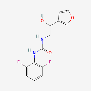 1-(2,6-Difluorophenyl)-3-(2-(furan-3-yl)-2-hydroxyethyl)urea
