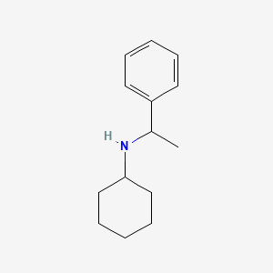 molecular formula C14H21N B2389988 N-(1-phenylethyl)cyclohexanamine 