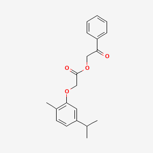 2-Oxo-2-phenylethyl 2-(5-isopropyl-2-methylphenoxy)acetate