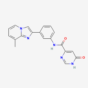 6-hydroxy-N-(3-(8-methylimidazo[1,2-a]pyridin-2-yl)phenyl)pyrimidine-4-carboxamide