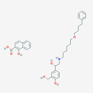 molecular formula C36H45NO7 B000239 Salmeterol xinafoate CAS No. 94749-08-3