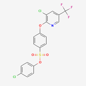 4-Chlorophenyl 4-((3-chloro-5-(trifluoromethyl)-2-pyridinyl)oxy)benzenesulfonate