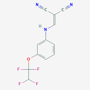 2-{[3-(1,1,2,2-Tetrafluoroethoxy)anilino]methylene}malononitrile