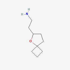 2-{5-Oxaspiro[3.4]octan-6-yl}ethan-1-amine