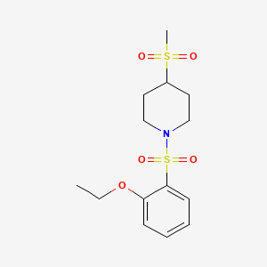 1-((2-Ethoxyphenyl)sulfonyl)-4-(methylsulfonyl)piperidine