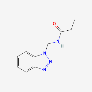N-(benzotriazol-1-ylmethyl)propanamide